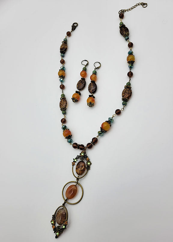 Dragon Vein Agate Necklace